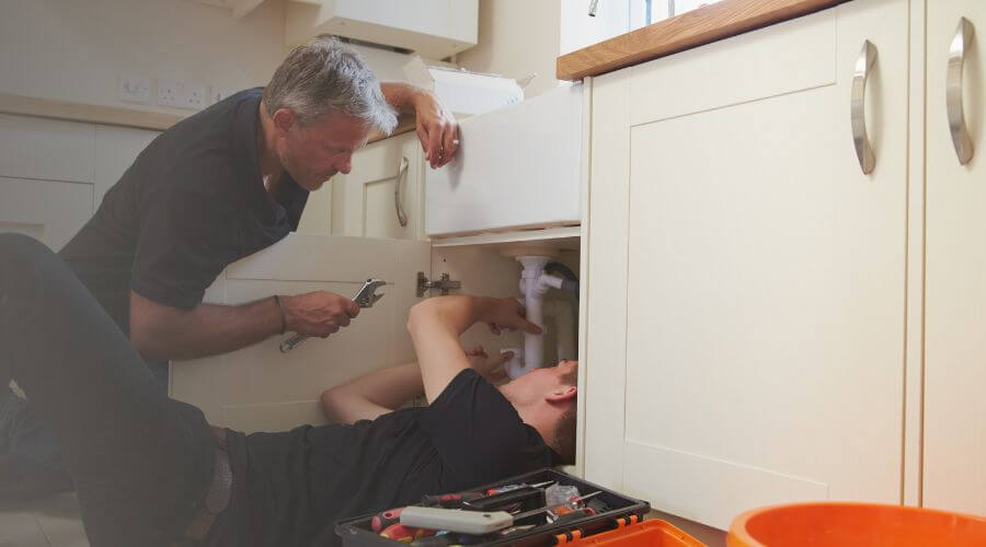 Professional burst pipe repair services in Dennard, AR